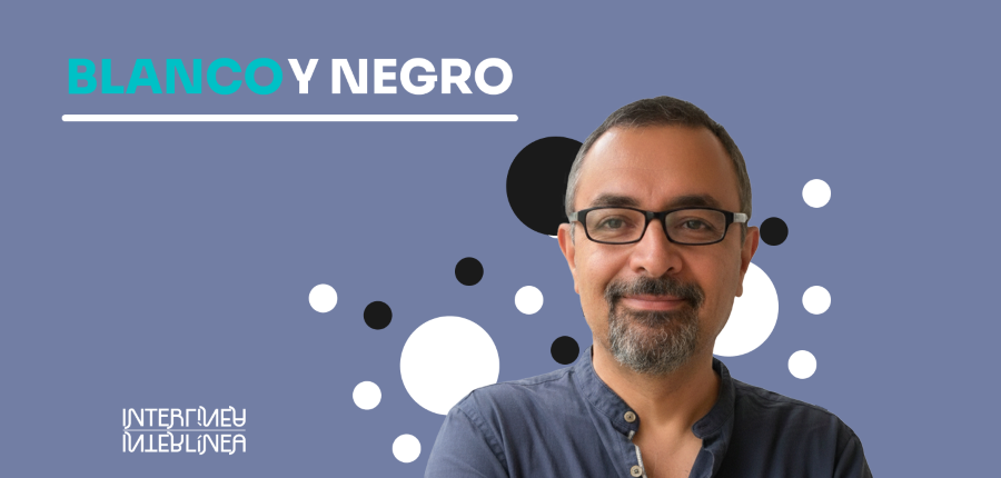 Portada de blanco y negro