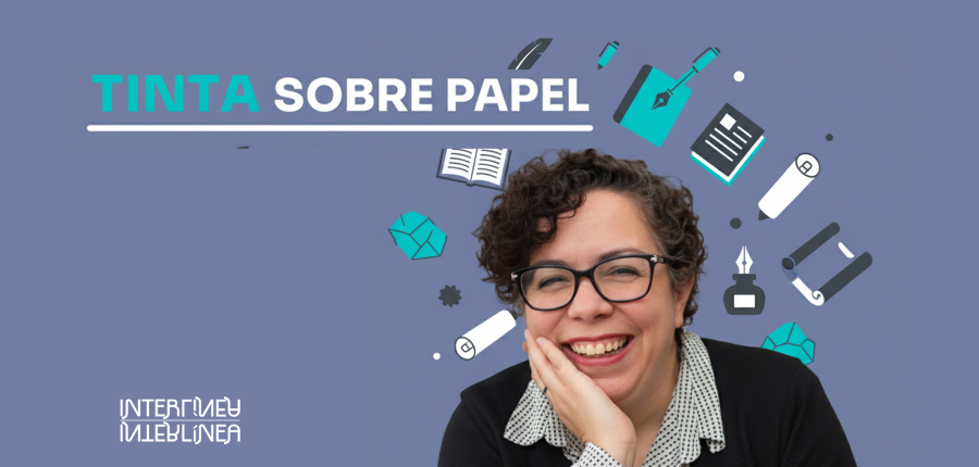 Portada de tinta sobre el papel