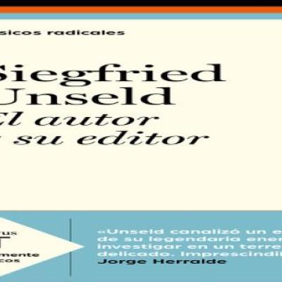 Portada El autor y su editor